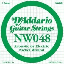 D'Addario NW048 XL Nickel Wound 048