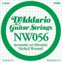 D'Addario NW056 XL Nickel Wound 056