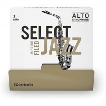 D'Addario Select Jazz - Alto Sax Filed 2H - 25 Pack