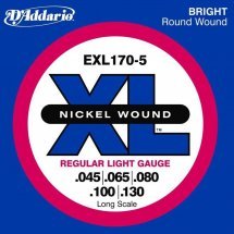 D'Addario EXL170-5 XL Regular Light 5 String 45-130