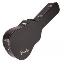 Fender Dreadnought Acoustic Guitar Case Black Flat Top