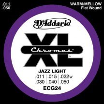 D'Addario ECG24 Xl Chromes Jazz Light 11-50