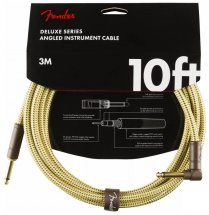 Fender Cable Deluxe Series 10' Angled Tweed