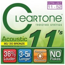 Cleartone 7611 Acoustic Bronze 80/20 Ultra Light 11-52