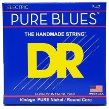 DR STRINGS PURE BLUES ELECTRIC GUITAR STRINGS - LIGHT (9-42)
