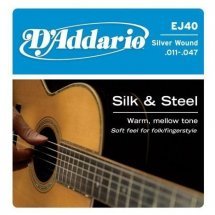 D'Addario EJ40 Silk &amp; Steel Folk 11-47