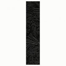Planet Waves PW25LE00 Embossed Leather Guitar Strap, Black