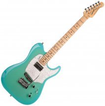 Godin Session Custom 59 Limited Coral Blue HG MN with Bag