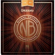 D'Addario NB1256 Nickel Bronze Light Top / Medium Bottom 12-56